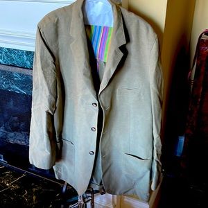 Sportscoat. Resort.  Bernard Zins-Paris.  Size 54.  Olive